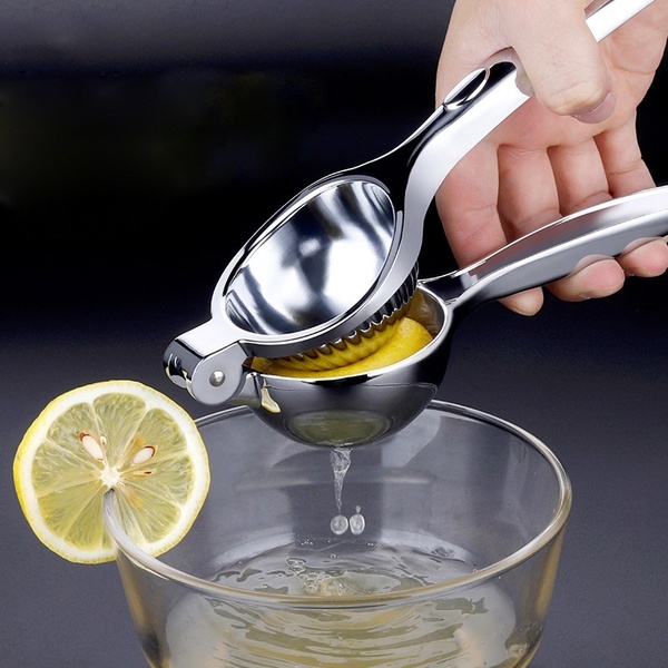 Manual Press Stainless Steel Handheld Lemon Juicer