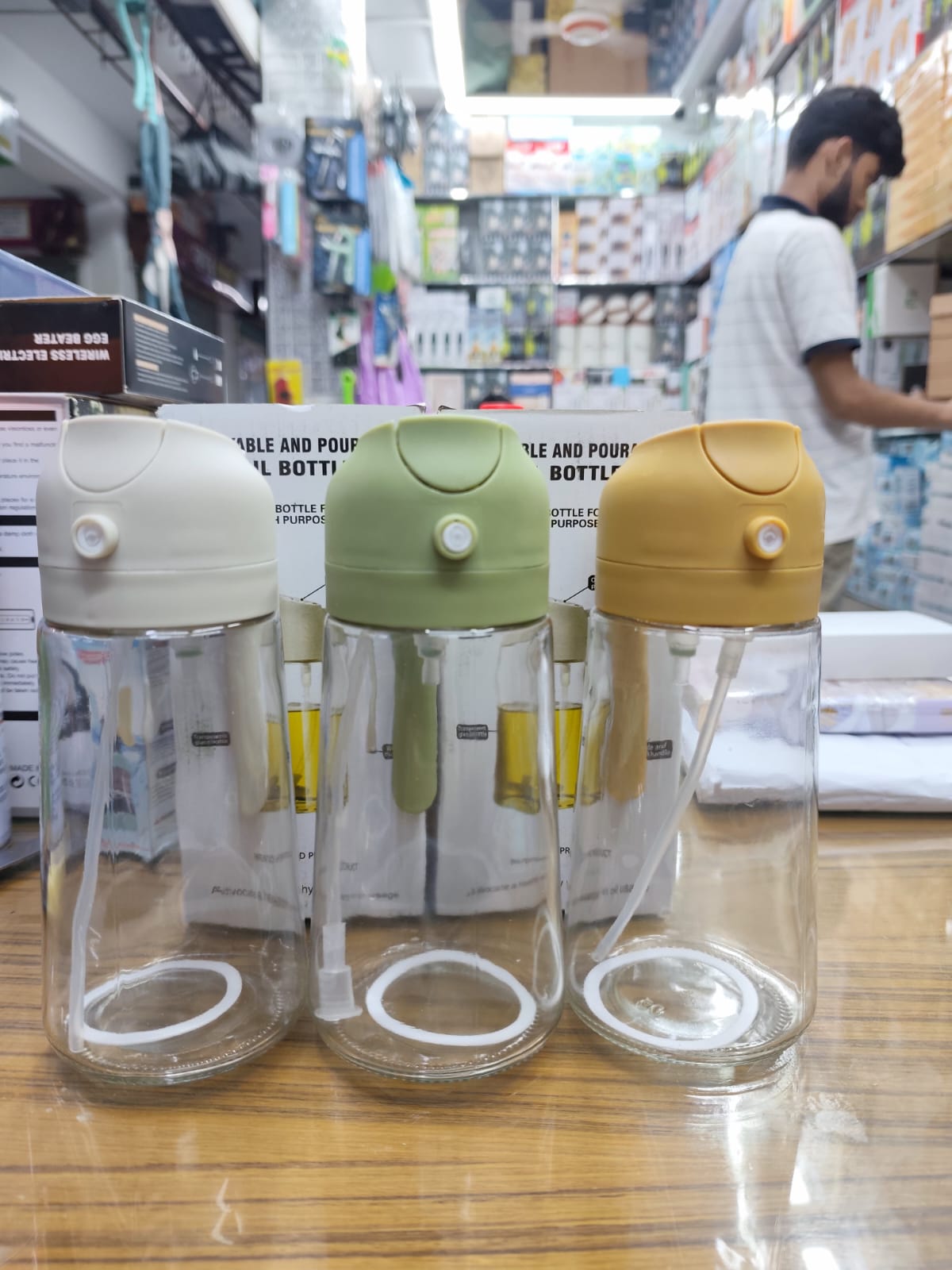 2-in-1 Oil Sprayer And Dispenser Bottle